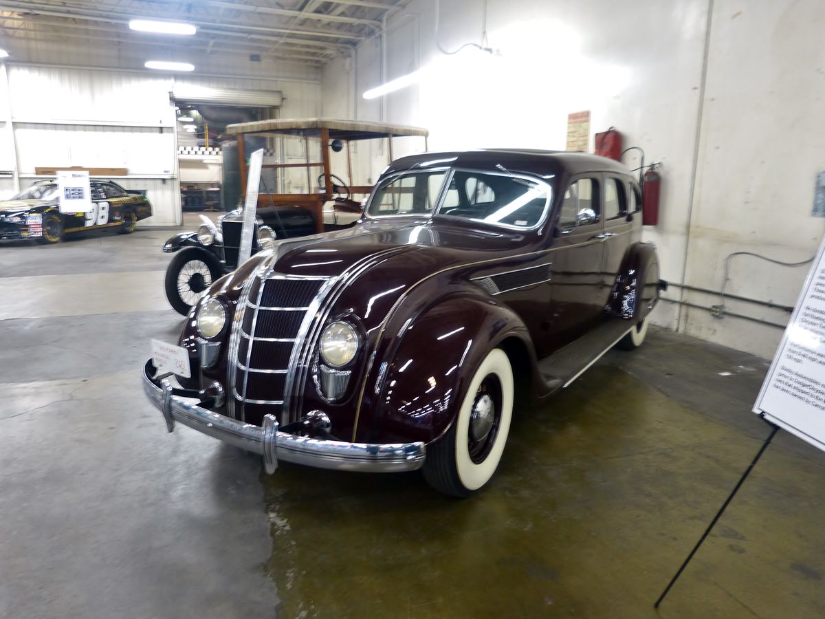 Betcha didn't know Carroll owned a Chrysler Airflow -- he loved technology and advanced automotive design, so this innovative American classic is a natural for his own collection