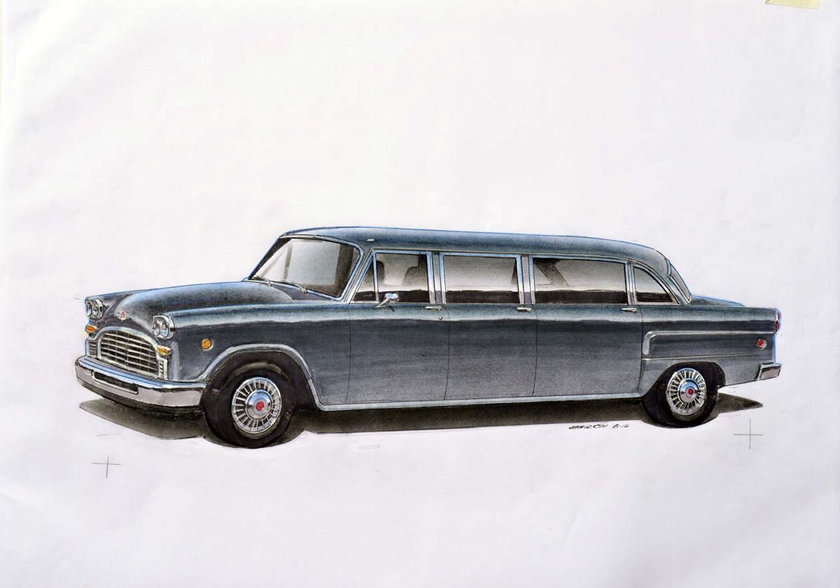 Not everyone needs a six-door Checker sedan but you can have it if you want it. 