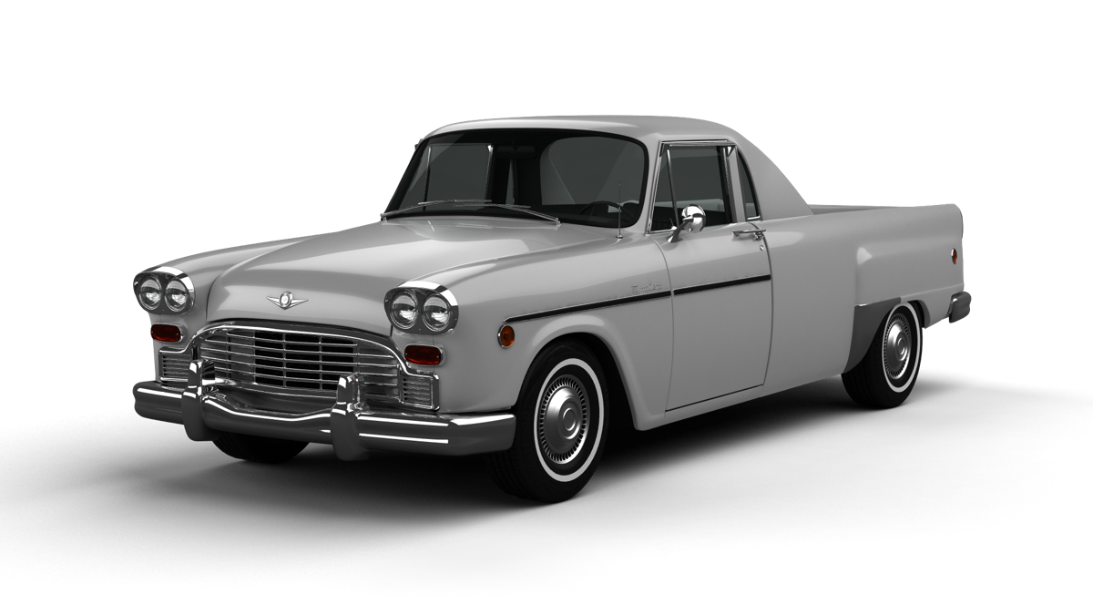 The El Camino lives! Leave it to a company like Checker to bring it back. 