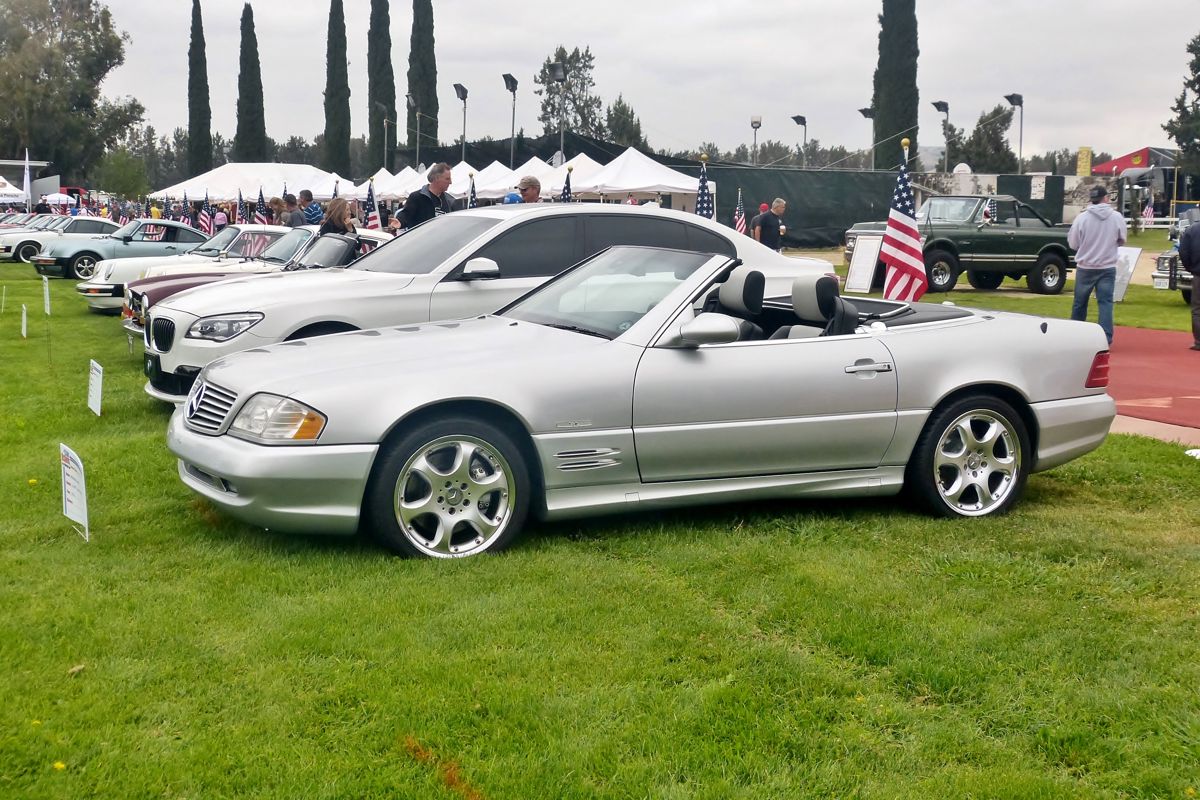 and my own SL500, just to prove that we were really there...
