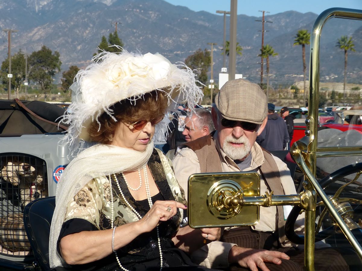 See -- kids of all ages still love to play dress-up. Many of the tour participants did so in period garb