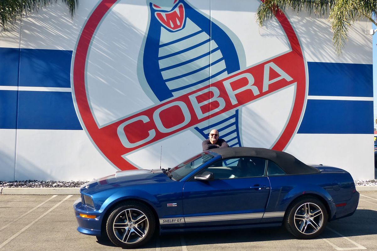Me and My Very Own 2008 Shelby GT aside the Shelby American Los Angeles Building