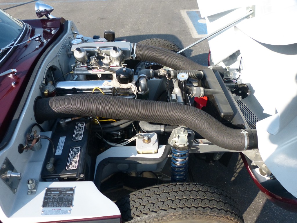 Here's the Sabra's engine compartment in case you wondered what was under that fiberglass hood