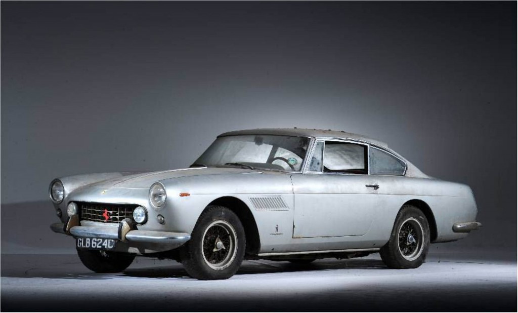 Movie producer Dino deLaurentiis once owned this now forlorn Ferrari 250 GTE