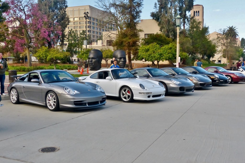 Rusnak was first known as a Porsche dealership, and still is, so lots of Porsches always at their events