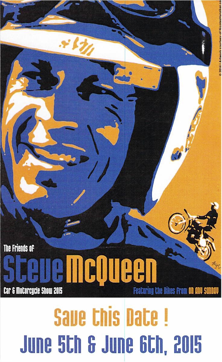 Calendar Alert: Friends of Steve McQueen Car and Motorcycle show weekend coming in June