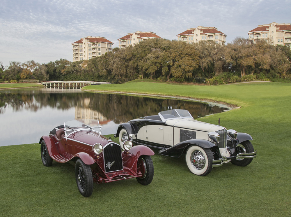 1930 CORD L29 BROOKS STEVENS SPEEDSTER AND 1932 ALFA ROMEO 8C 2300 ZAGATO SPYDER WIN BEST OF SHOW AT AMELIA ISLAND CONCOURS D’ELEGANCE