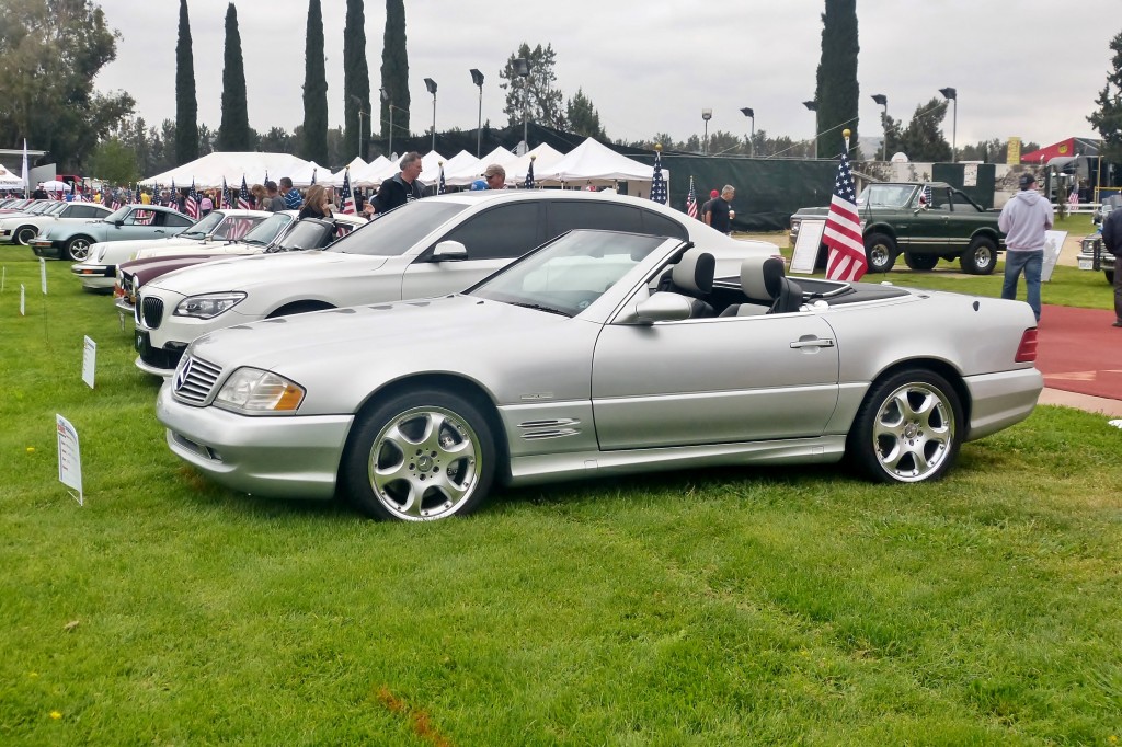 and my own SL500, just to prove that we were really there...