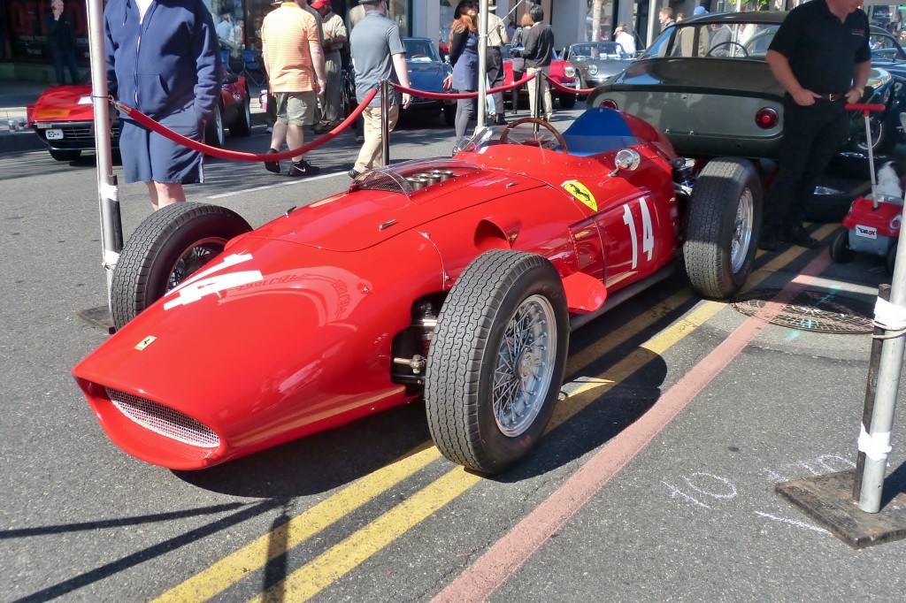 Old School Formula racer with front engined, Dino V-6 power