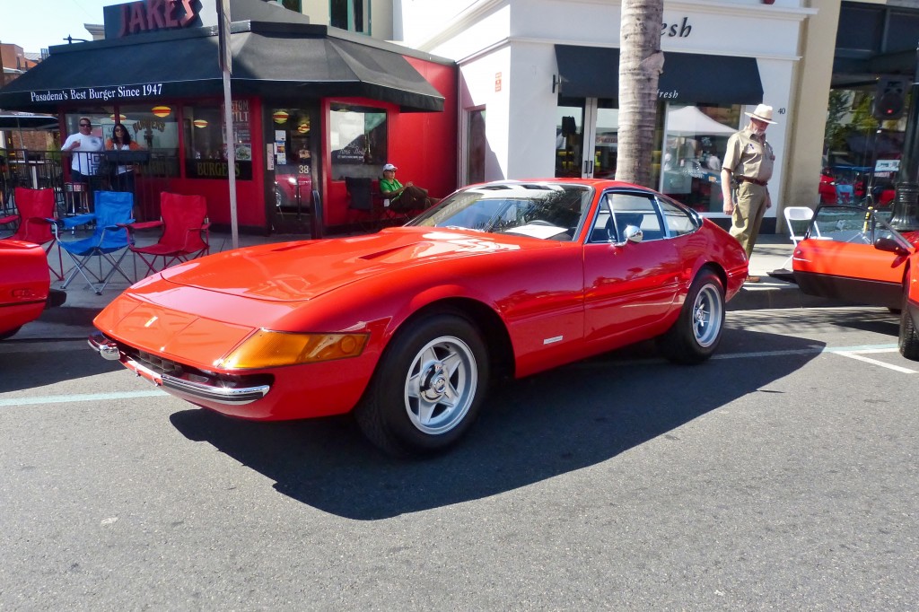 The Ferrari model that drives me the most bonkers, the 365/GTB4 Daytona, and this was a damn nice one. I counted three on the street that day