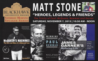 Blackhawk Museum Book Signing: Saturday, November 7, 2015