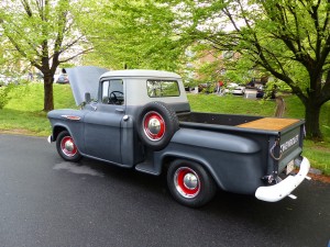 Not only was this 3100 stepside beautifully built and finished, but it still ran a proper straight six -- most coolness.