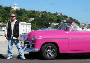 The car people in Cuba always seem to be smiling.