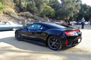 Sponsor Acura brought its new NSX to show off, and if you look close, you'll see the drool marks all over it.