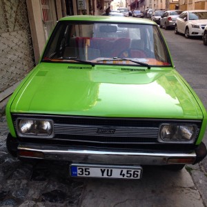 Not a Moskovich, but a real live Fiat, which are somewhat common in Turkey.