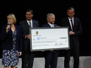 Porsche makes a Big cash donation to Boys and Girls club of Carson, CA