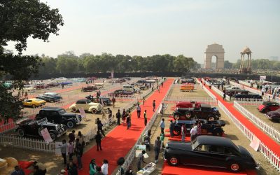 Silk Road Cars: 7th Annual 21 Gun Salute International Vintage Car Rally & Concours Show 2017, Delhi, India