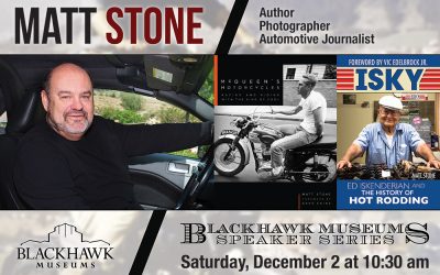 Please Come Meet Me at the Blackhawk Museum December 2, 2017