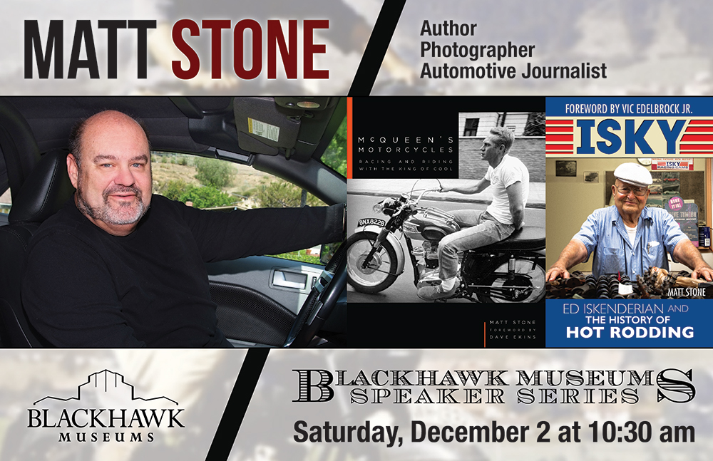 Book signing and slide show this weekend, December 2 at Blackhawk Museum