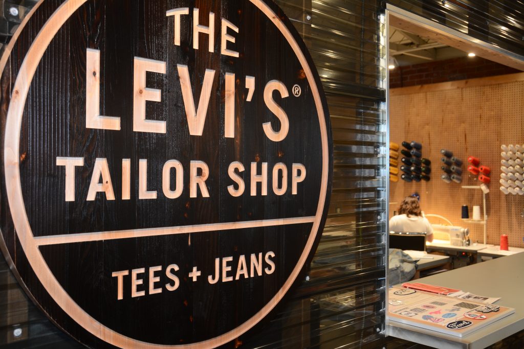 the levi's tailor shop