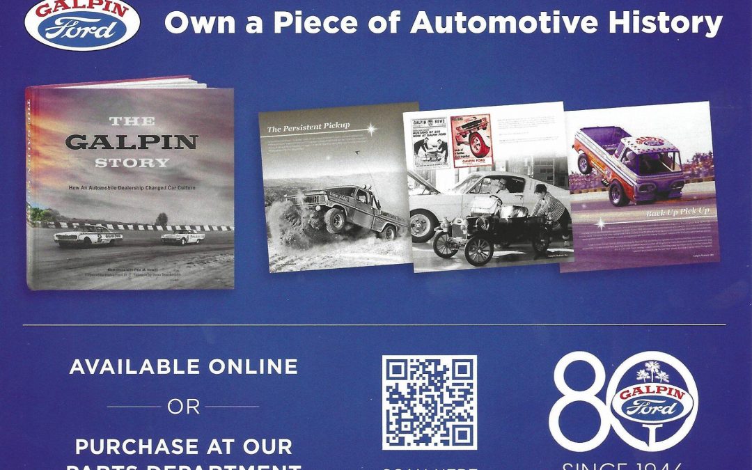 ITS ALIVE: My new book, The Galpin Story, now in print and available for order